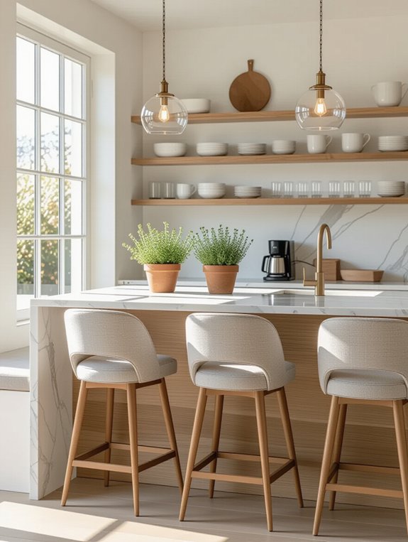 cozy breakfast nook design