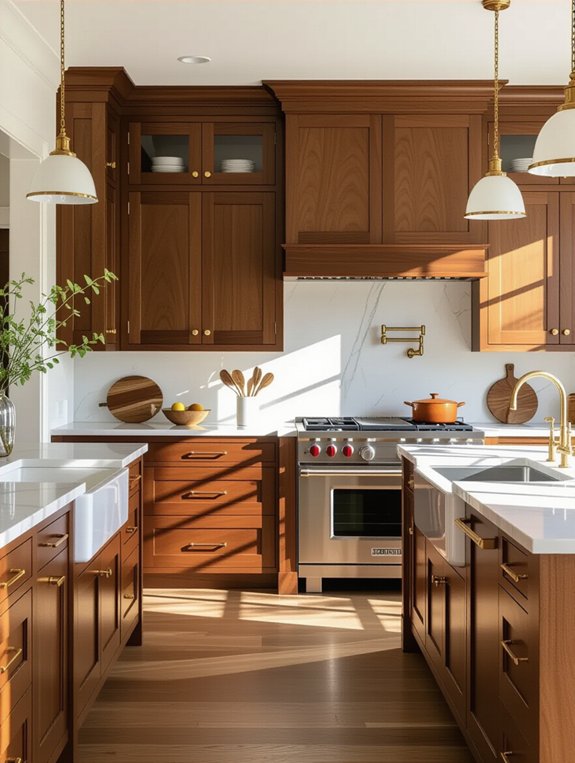 timeless walnut cabinet elegance